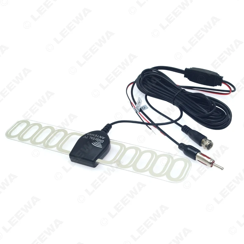 LEEWA 1 шт. автомобильный тв цифровой DVB-T 2in1 FM/радио антенна усилитель F разъем # CA897 |