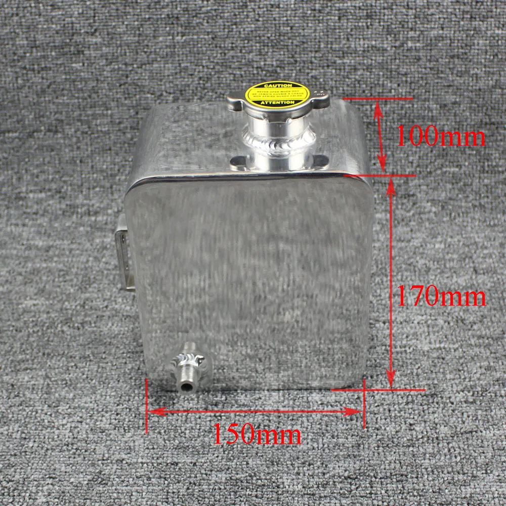

accessories universal refitted water tank aluminum alloy auxiliary water tank cooling kettle car water tank