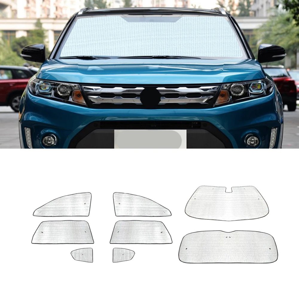 

For Suzuki Vitara 2015-2021 Automobile Sunshade Cover Car Windshield Protector Front Side Window Sun Visor UV Protection Curtain