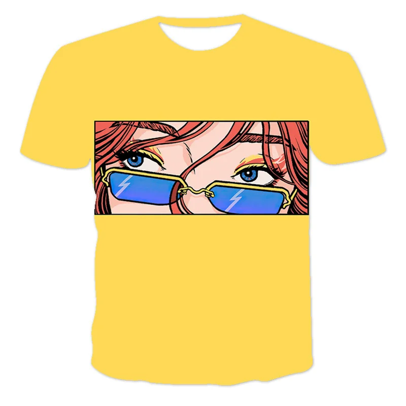 

Hot Sale Summer 3d Printing Men'S/Women'S Hip-Hop Streetwear T-Shirt Oversized T-Shirt Street Casual Simple Clothes Men'S Top