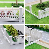 fence model scale model train railway building fence home sandbox guardrail decoration garden for military wall v5e4