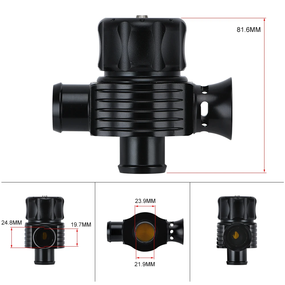 Бесплатная доставка-турбо дивертер сброс выдувного клапана двойной порт с