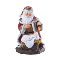 santa claus baby jesus ornaments festive resin figurines christmas decoration crafts gift for xmas party home table decor