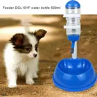 Поилка для домашних животных, кошек, собак, Диспенсер, подставка для еды, подъемная бутылка для воды, автоматический питьевой фонтан