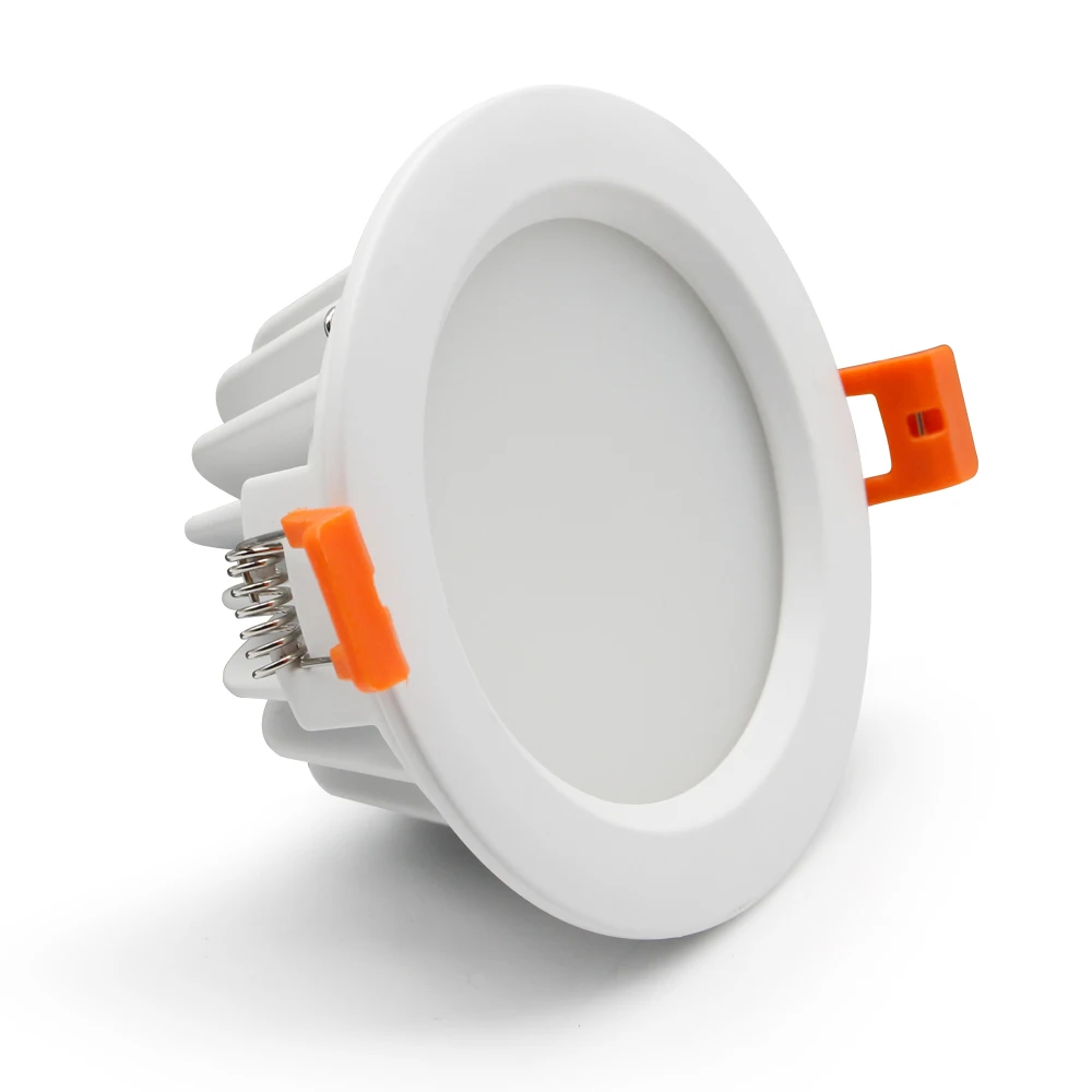 IP65 Luz de techo Led impermeable Led cuadrado/Ronda luz 7W 12W 15W AC110V 220V foco Led para baño interior dormitorio