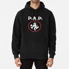 D.a.d. -Толстовка с капюшоном в стиле панк-рок, папа, смешной, в стиле панк-рок, в стиле панк-рок, с надписью Humor, жесткая группа Dadcore