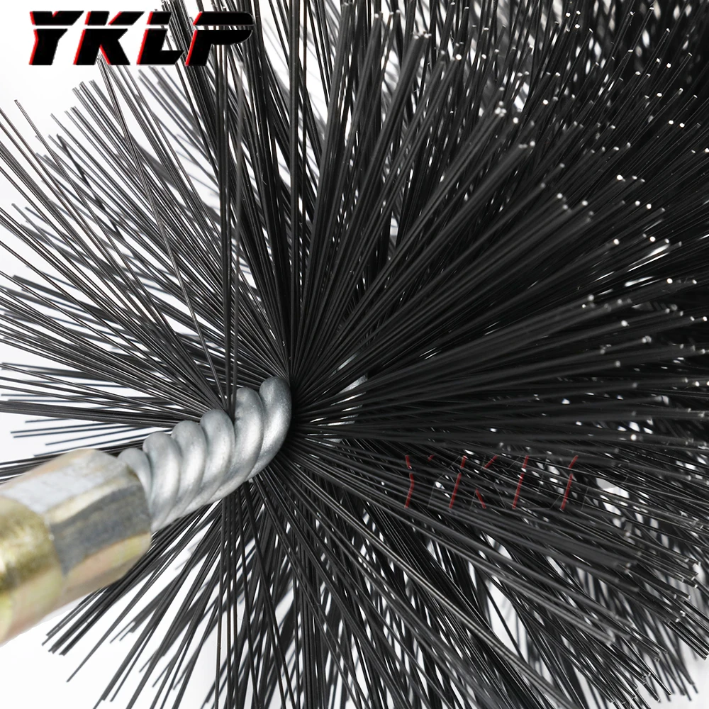 Thread Wire Brush Metal Handle 18/22/25/32/40/50mm Working Stainless Steel Pipe Tube Cleaning Chimney Kit 1PC | Инструменты