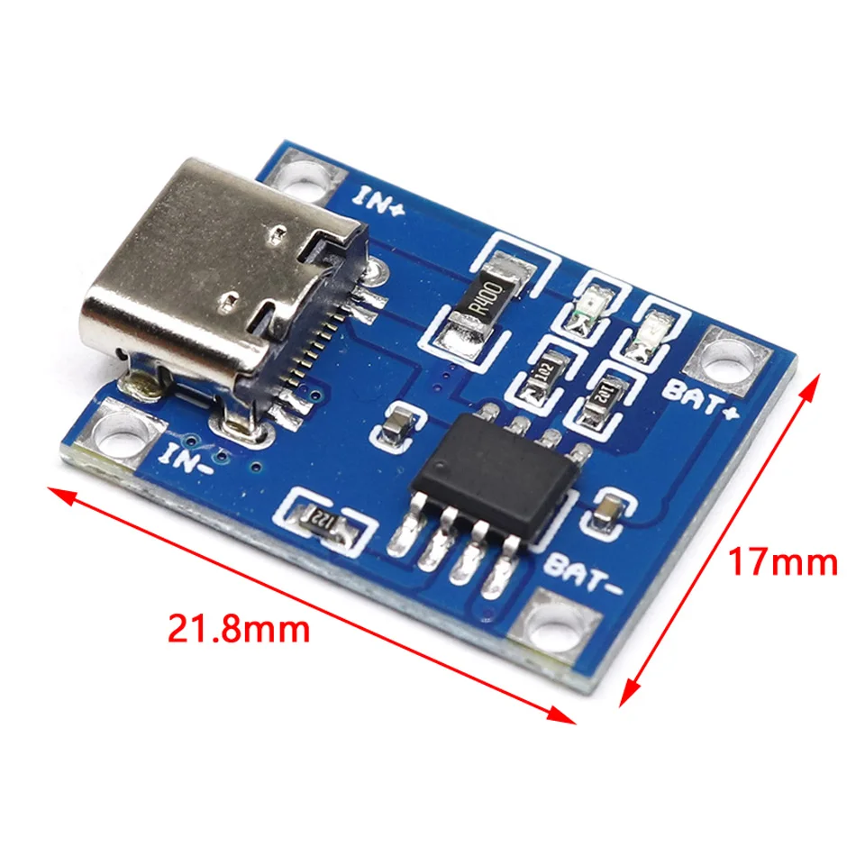 10 шт. зарядная плата TP4056 USB Type-c 5 В 1A 18650 | Электронные компоненты и принадлежности