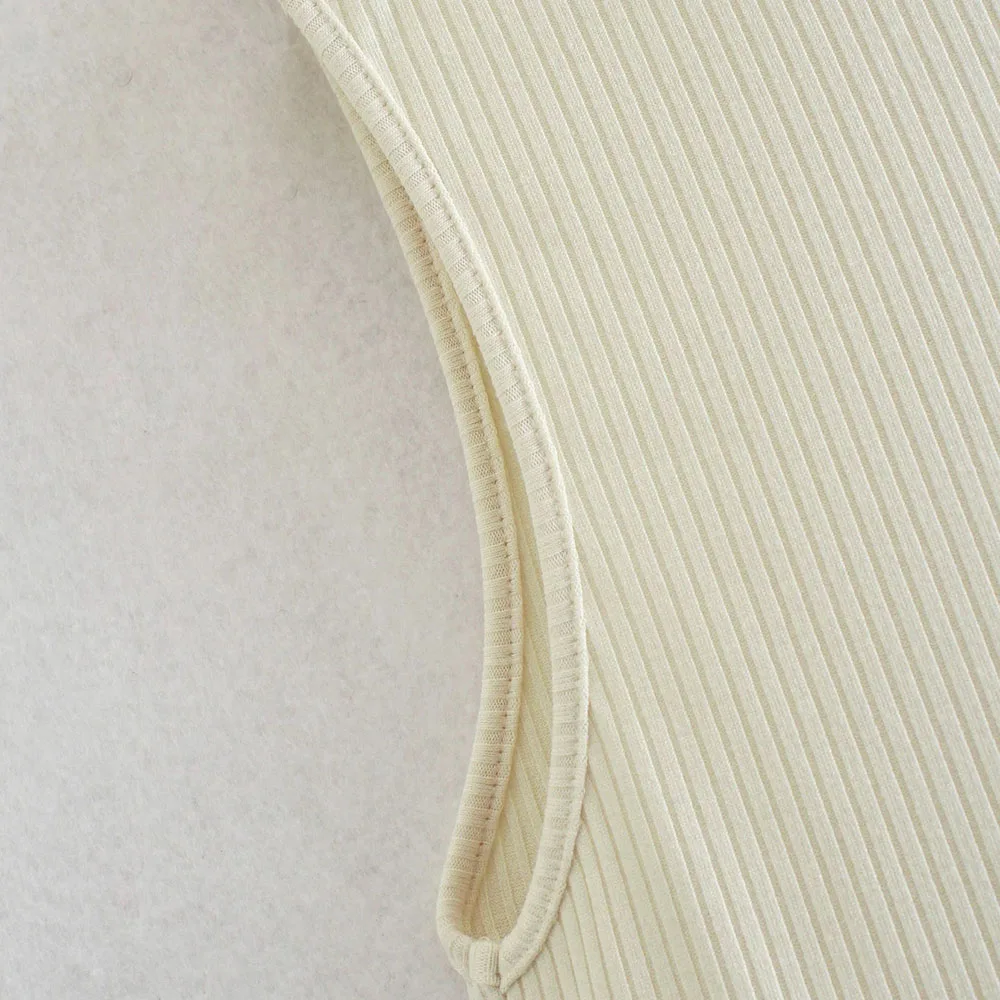 

BBWM Women Knitting Shorts Jumpsuit with Zipper Sleeveless Fashion Overall Romper Playsuits Spring Autumn 2021