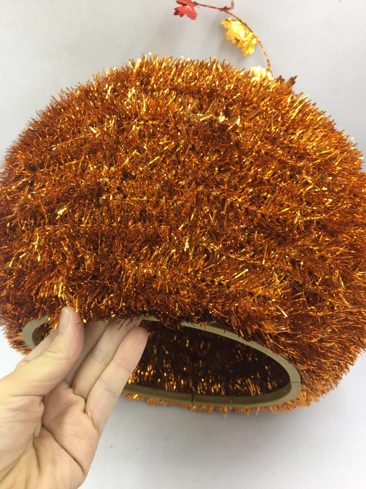 

Halloween Thanksgiving Decorations Orange Plastic Pumpkin Decorative Door Decoration Dress up Ornaments