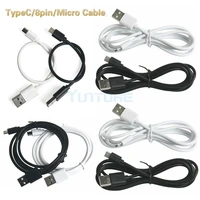 0.25m 1m 2m 3m Micro USB Cable for Apple iPhone 11 X 12 13 Type C Fast Data Sync 2A Charging Cable for Samsung S9 Andorid 500pcs
