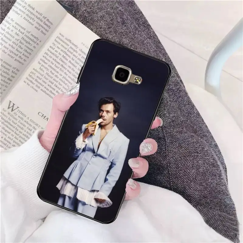 

Black Soft TPU Harry Styles Phone Case For Samsung A 9 10 20 30 40 M20 S 30 31 J5 J5prime 6 7 Plus