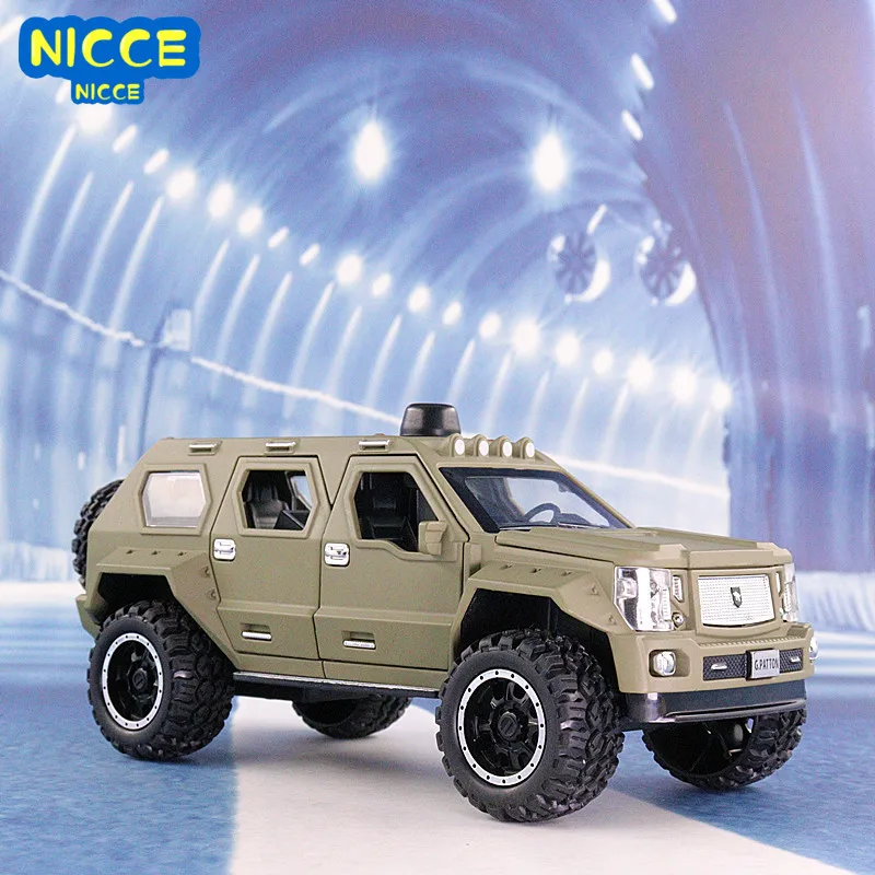 Nicce 1:24 модель автомобиля George Barton бронированный автомобиль со звуком легким