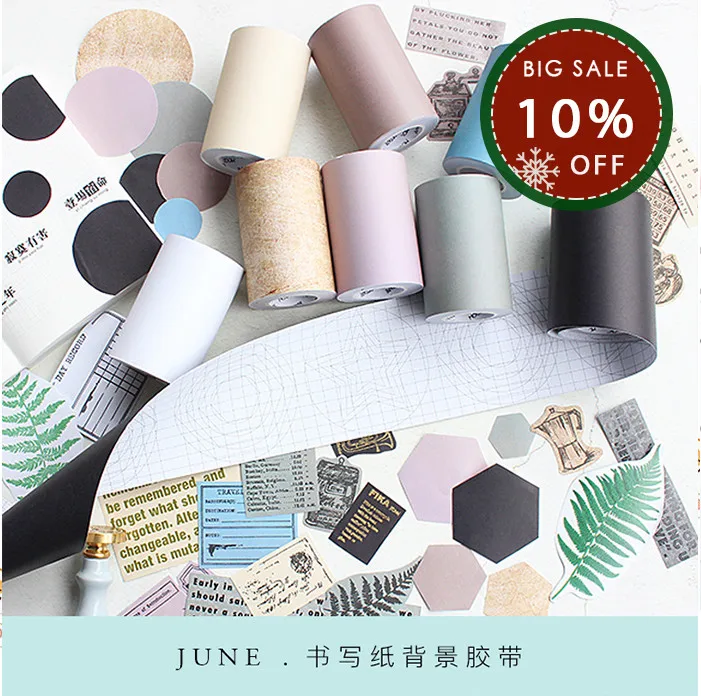 

Moodtape washi/изготовление бумажной ленты, цветная может записывать линейку из бумаги, альбом для скрапбукинга «сделай сам», декоративная наклей...