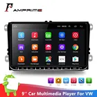 Автомагнитола AMPrime, мультимедийный плеер 9 дюймов на Android, типоразмер 2 din, MP5, для Volkswagen