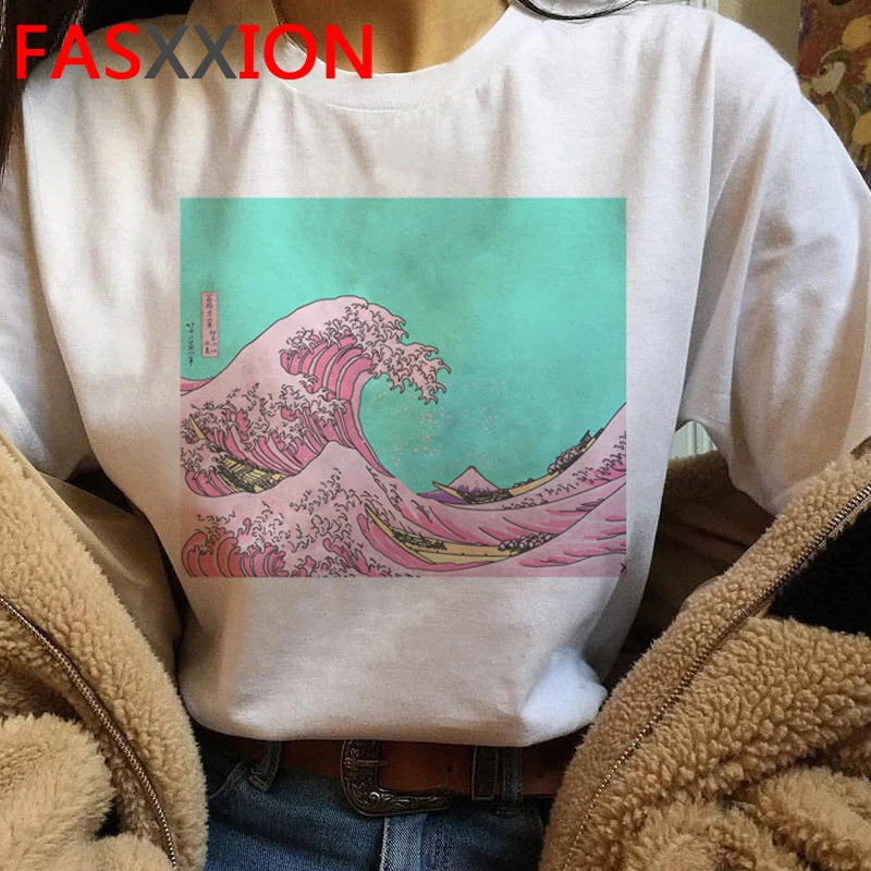 

Эстетика Vaporwave футболка одежда женский harajuku kawaii Тканевая обувь в стиле Харадзюку; В винтажном стиле; С принтом эстетическое летний топ Графи...