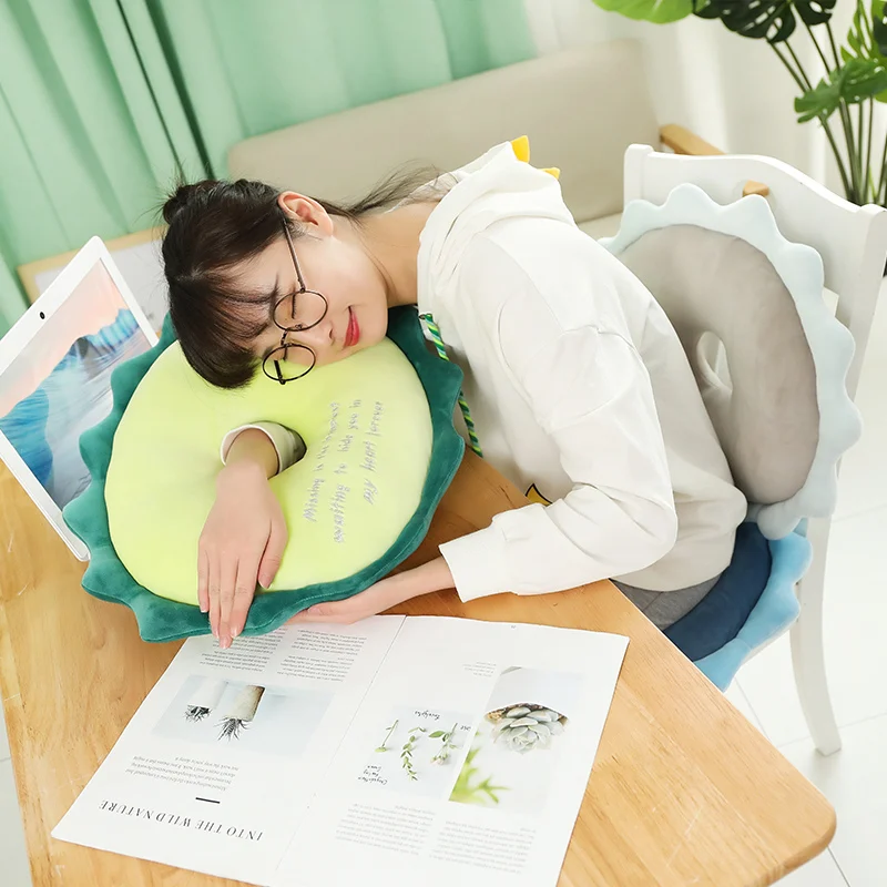 Новая милая мягкая Декоративная Подушка 45*50 см с милым имитацией цветов плюшевая