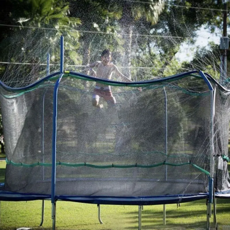 Батут разбрызгиватель открытый воды играть разбрызгиватели для детей весело