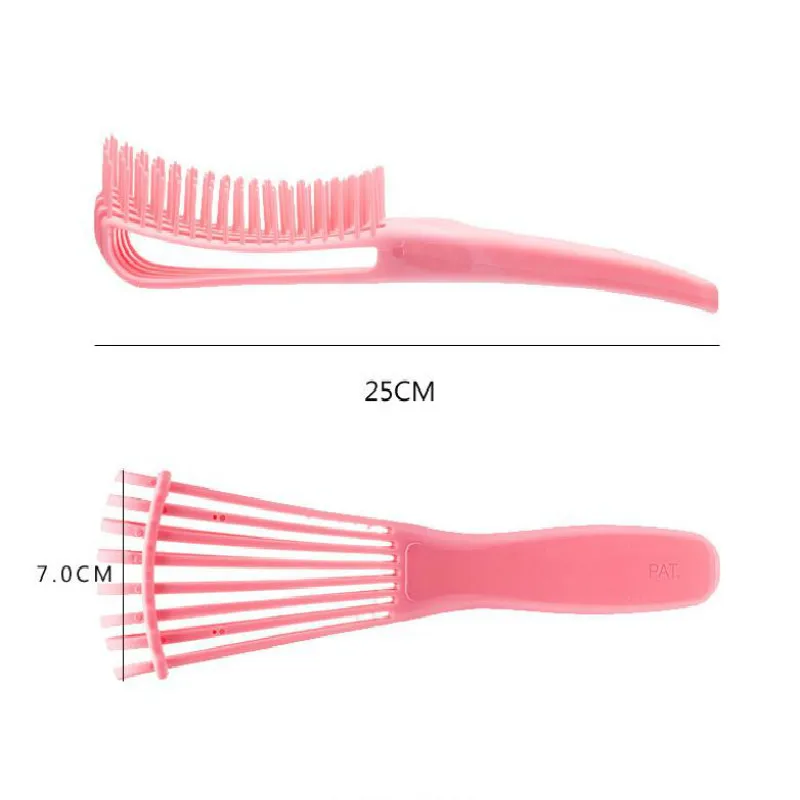 

Mint green/Pink Hair Brush Scalp Massage Comb Women Detangle Hairbrush Comb Health Care Reduce Fatigue