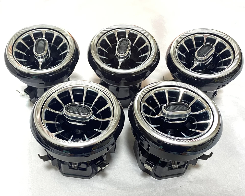 

12 color LED Car Air Vent Outlet Turbine Nozzle Ambient Lamp For A/CLA/GLA class W176 W117 W156 For Kia Stinger Atmosphere Light