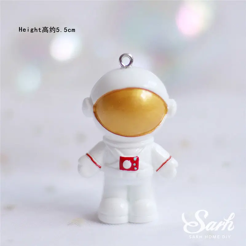 Mini astronaut A Ракета астронавт космический корабль украшения "Oh Baby" С Днем Рождения Торт Топперы Свадебные Детские шоу приспособление для выпечки Ins прекрасные подарки - Цвет: Mini astronaut A