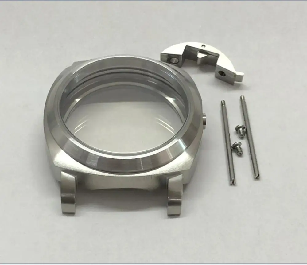 

44mm High quality 316L Stainless steel 111 brushed watch cases fit ETA 6497/6498 Mechanical Hand Wind movement 028A