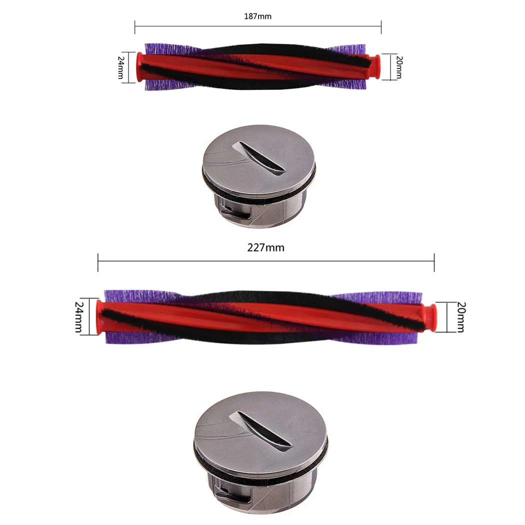 

Brushroll Brush Roller+End Cap Cover For Dyson V6 Animal Fluffy SV03 Cordless Household Cleaning Tools Robot Parts Vacuum Cleane
