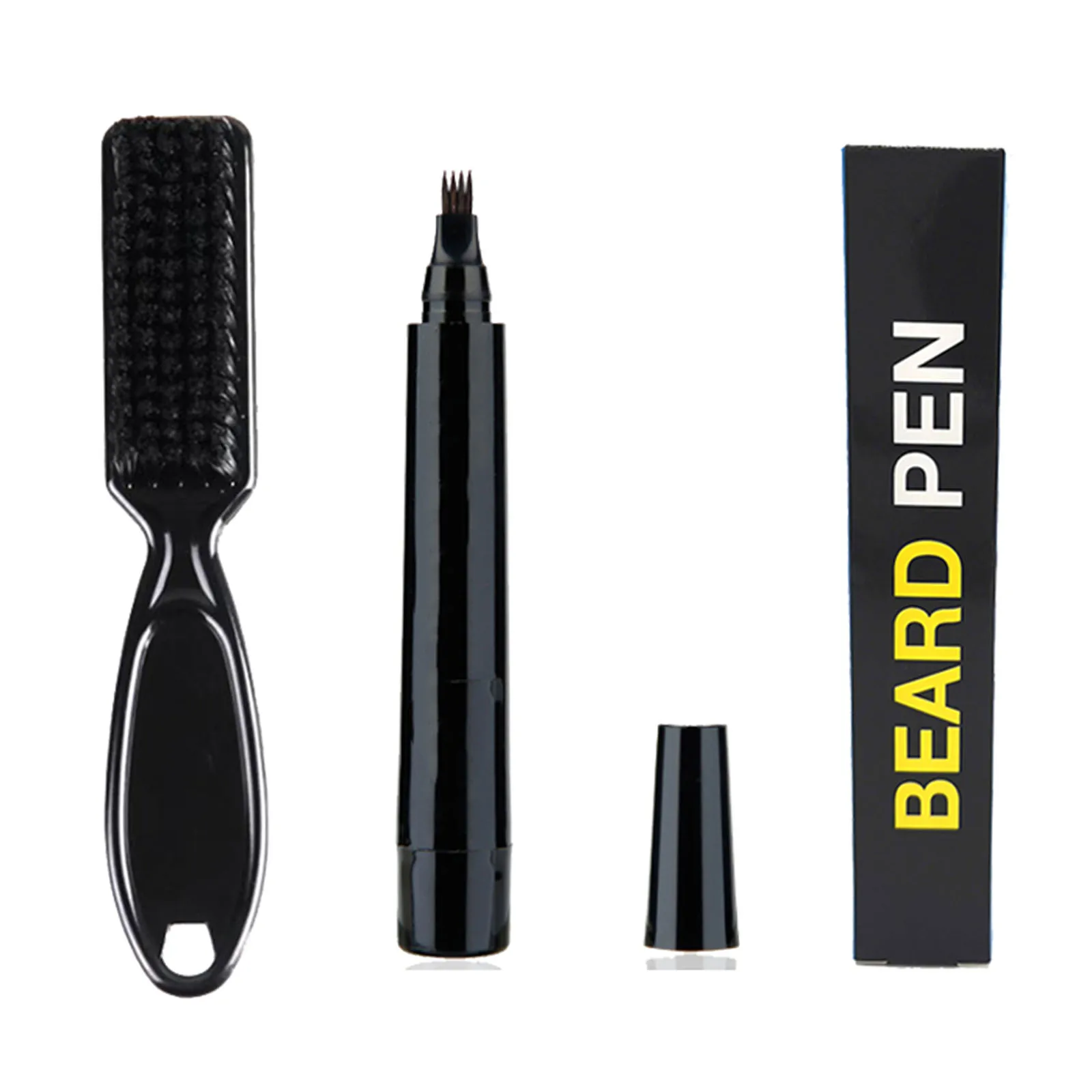 Мужской карандаш для заполнения бороды, крем для бритья усов, долговременное покрытие, восстановление и формирование усов.