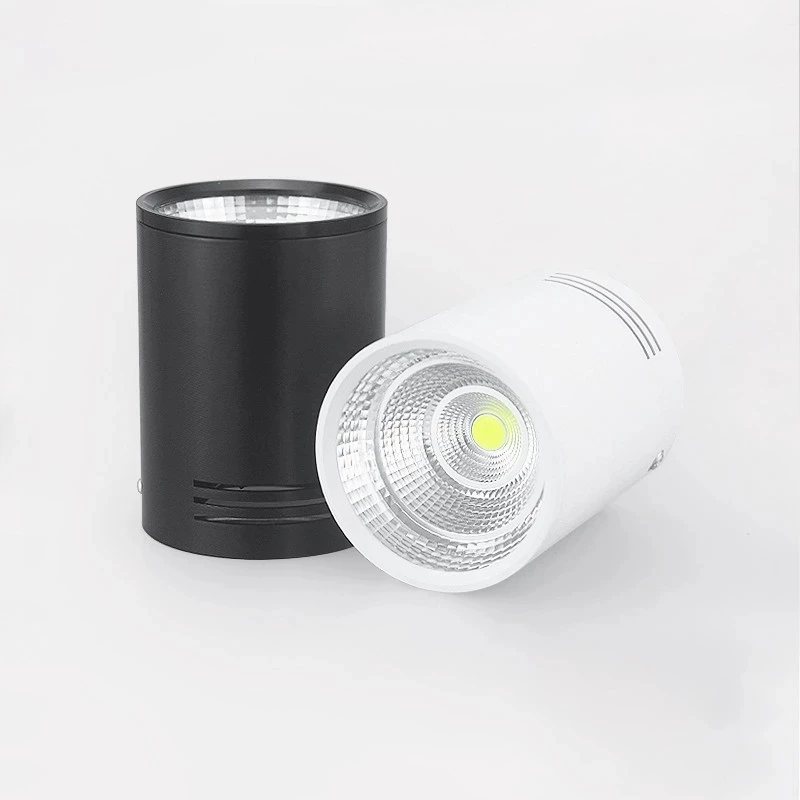 

Foco LED COB regulable, de AC85-265V, 7W, 15W,12W, 20W , ángulo ajustable, luz montada en superficie de aluminio, iluminación i