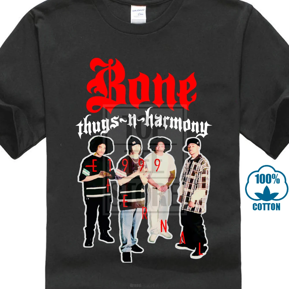 Забавная футболка для мужчин новинка женская Мужская Bone Thugs N Harmony E 1999 фото 015750 |