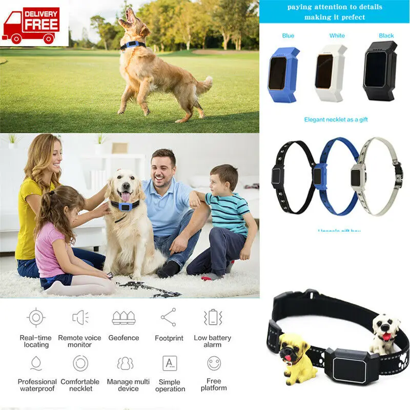 Ошейник для маленьких собак щенков кошек gps трекеры анти потеря локатор домашних