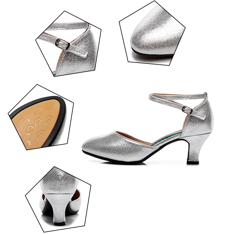 Туфли женские для бальных танцев хиппозиус обувь современных латинских закрытый
