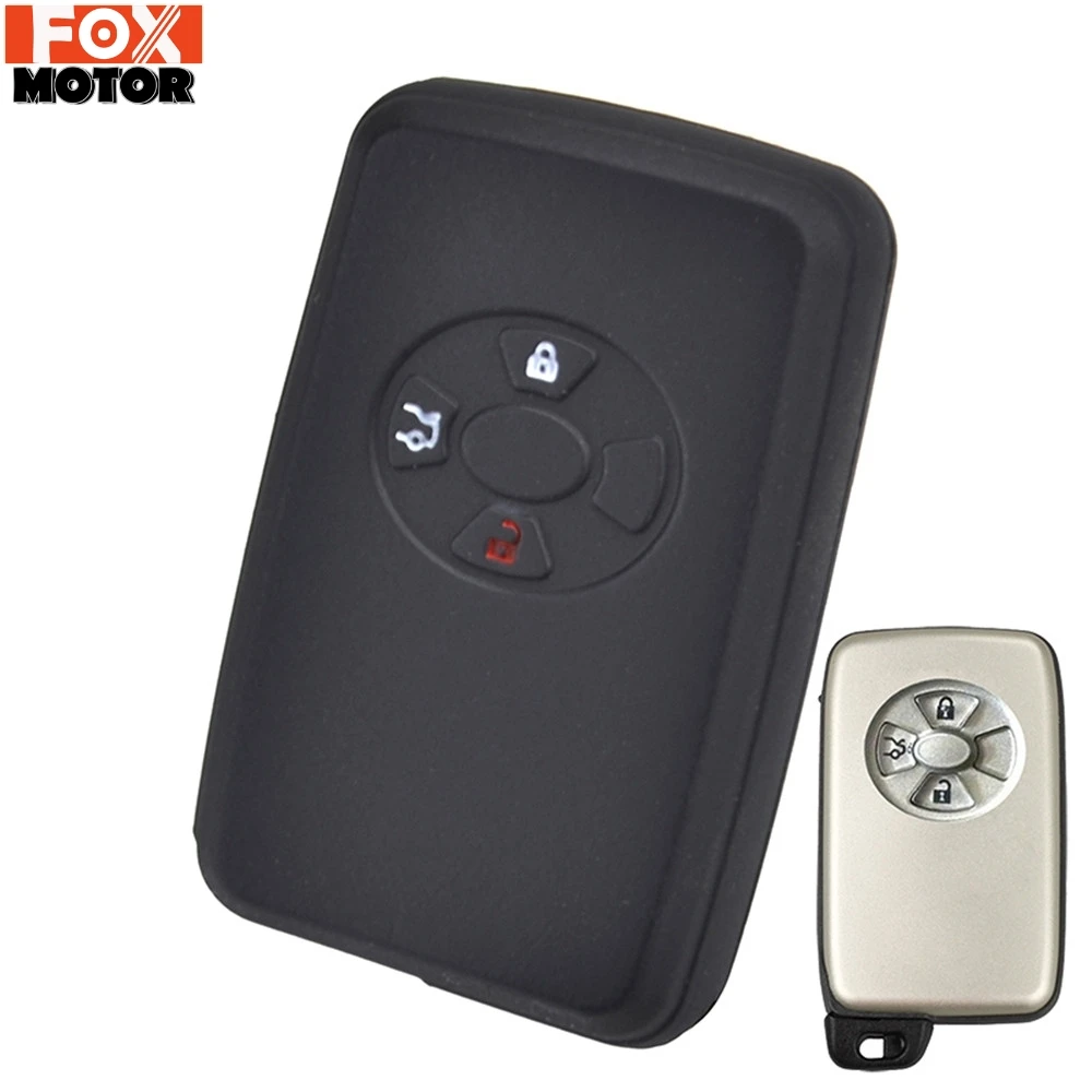 Силиконовый чехол для ключей с дистанционным управлением Toyota Avalon Auris Camry Corolla Yaris