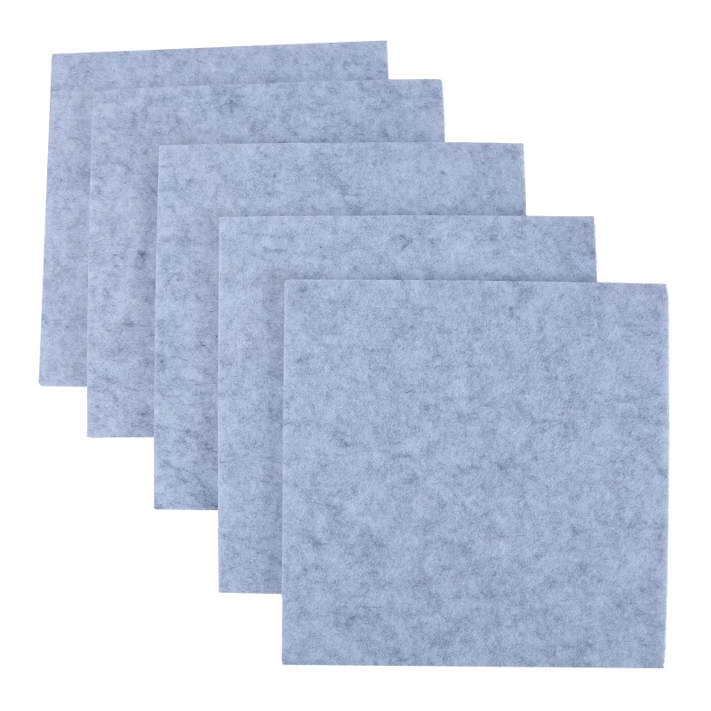 

12pcs 300x300 Black/Grey/White Acoustic Board Soundproof Foam Panels Sound Absorption Polyester Sponge Drum Room Wedge Tiles