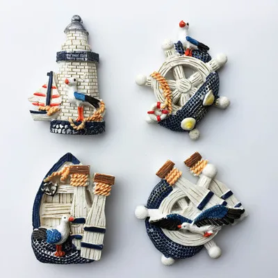 Греческий диорама туристические Путешествия Сувенир 3D Смолы Декоративный