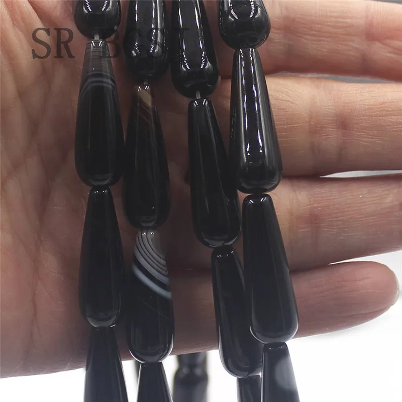 Бесплатная доставка Модные 10x30 мм каплевидные бусины из натурального камня в