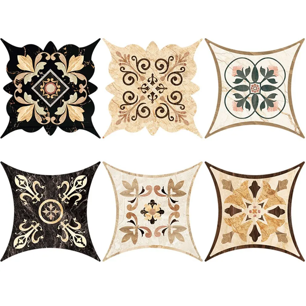 Наклейки для плитки самоклеющиеся диагональные наклейки на пол стену ванной