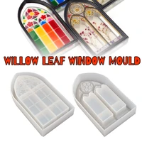 church window storage box molds silicone jewellery box mould ornaments display epoxy resin casting mold craft diy making tool