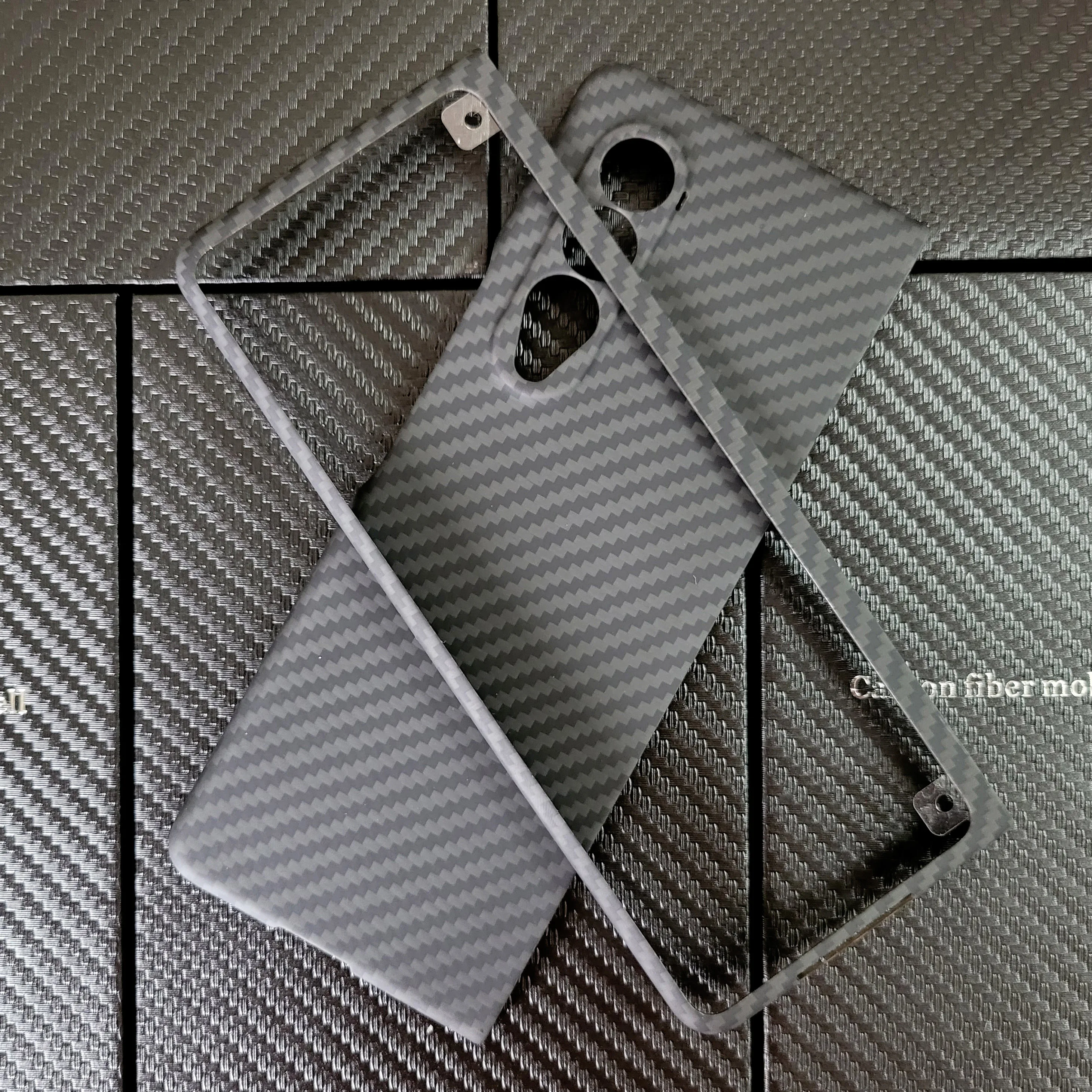 

Супер легкий защитный чехол ENMOV из углеродного волокна для Samsung Galaxy Z Fold3, ударопрочный жесткий чехол из углеродного волокна для Z Fold 3
