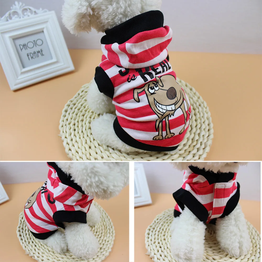 Толстовка с капюшоном для домашних животных жилет собак футболки Одежда