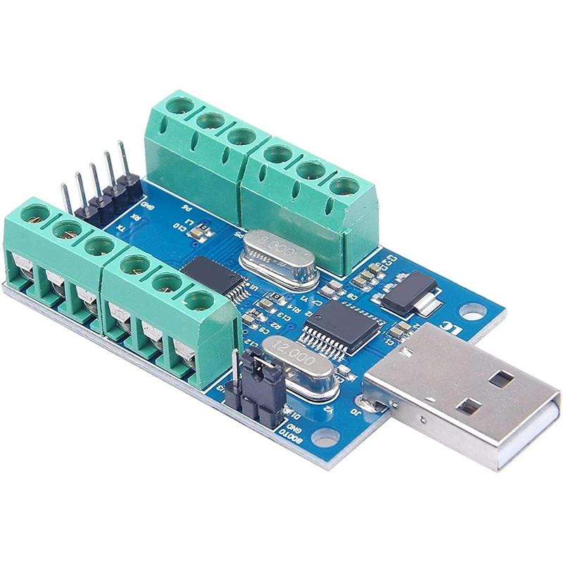 USB 10-канальный 12-разрядный AD Модуль сбора данных STM32 коммуникационная плата