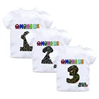 Детская футболка с рисунком из мультфильма Among of Us, на день рождения