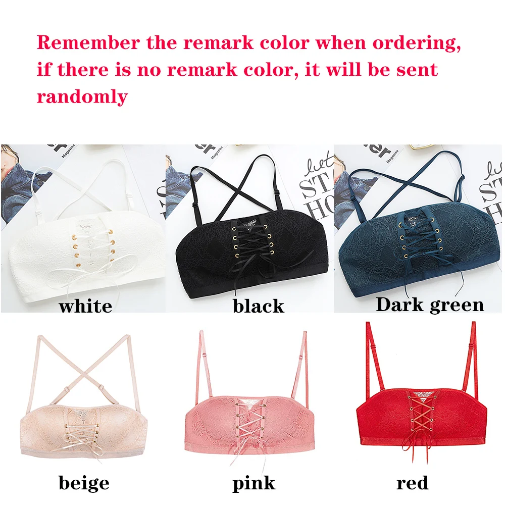 Привлекательный женский кружевной бюстгальтер без бретелек невидимый пуш-ап