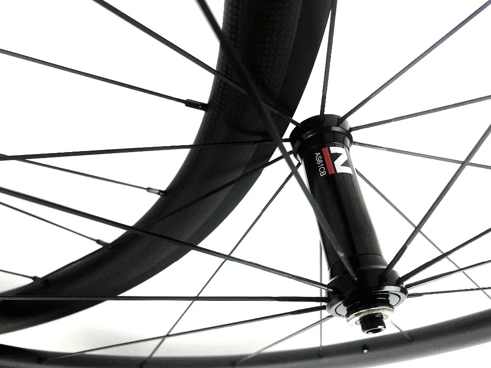 

700C Road carbon wheels 38mm depth 25mm width clincher/tubular carbon wheelset with Novatec AS61CB/FS62CB,3k matte finish