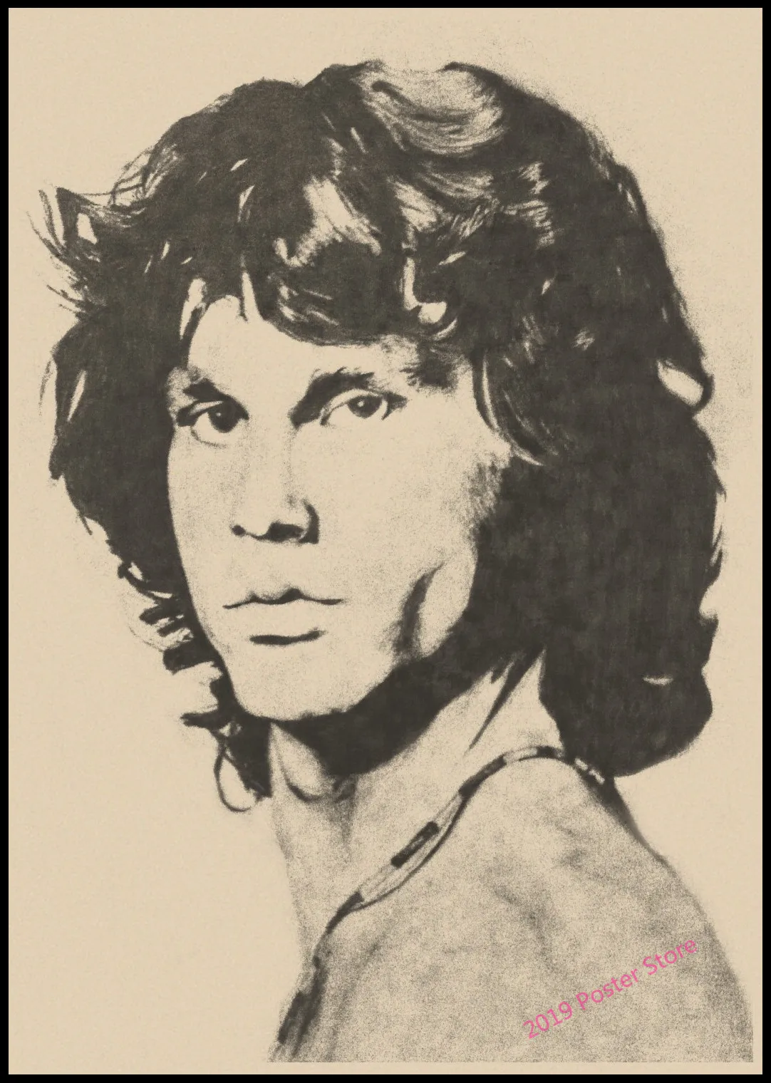 ВИНТАЖНЫЙ ПЛАКАТ домашний декор двери Jim Morrison крафт-рок плакат, плакат в стиле ретро рок-группа Музыка Звезды Плакаты на стену, изображения 1002