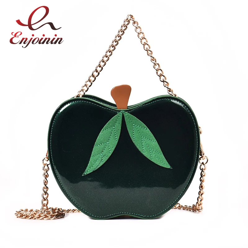 Милый дизайнерский кошелек Apple из лакированной кожи пу модный Повседневный