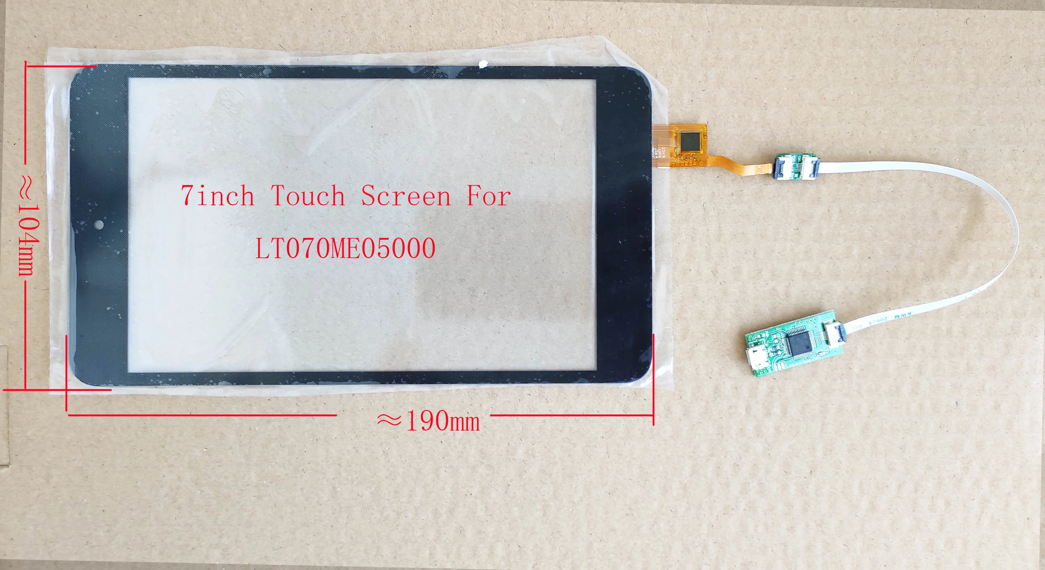 black usb touch 7 дюймов HDMI ips Дисплей 1200*1920 MIPI ЖК-дисплей с драйвер платы флеш-накопитель USB, сенсорный Поддержка Win7 8 10 Raspberry Pi 3 LT070ME05000 - Цвет: black usb touch