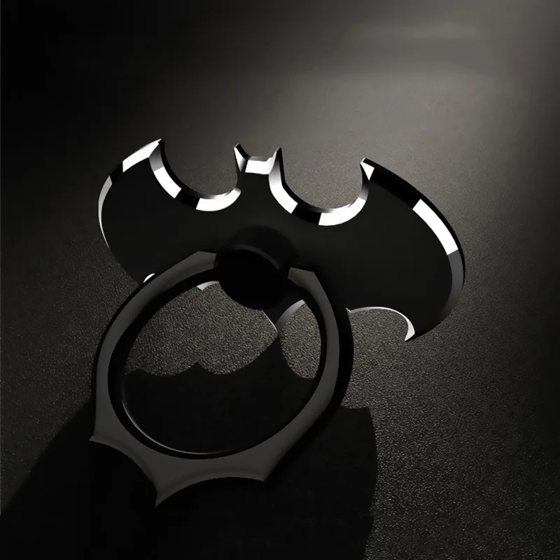 

Universal Finger Ring Smartphone Mobile Cell Phone Hand Desk Stand For iPhone Xiaomi mi8 Luxury Batman Aluminum Metal Holder