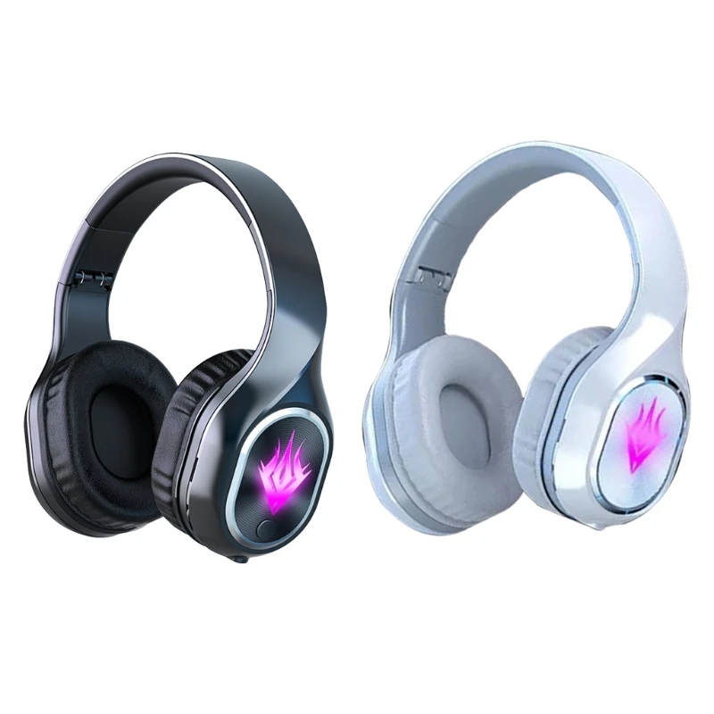

2022 New Headphones Over-Ear, Foldable Prolonged Wearing Wireless & Wired Stereo Headset, Soft Earmuffs & Light Weight