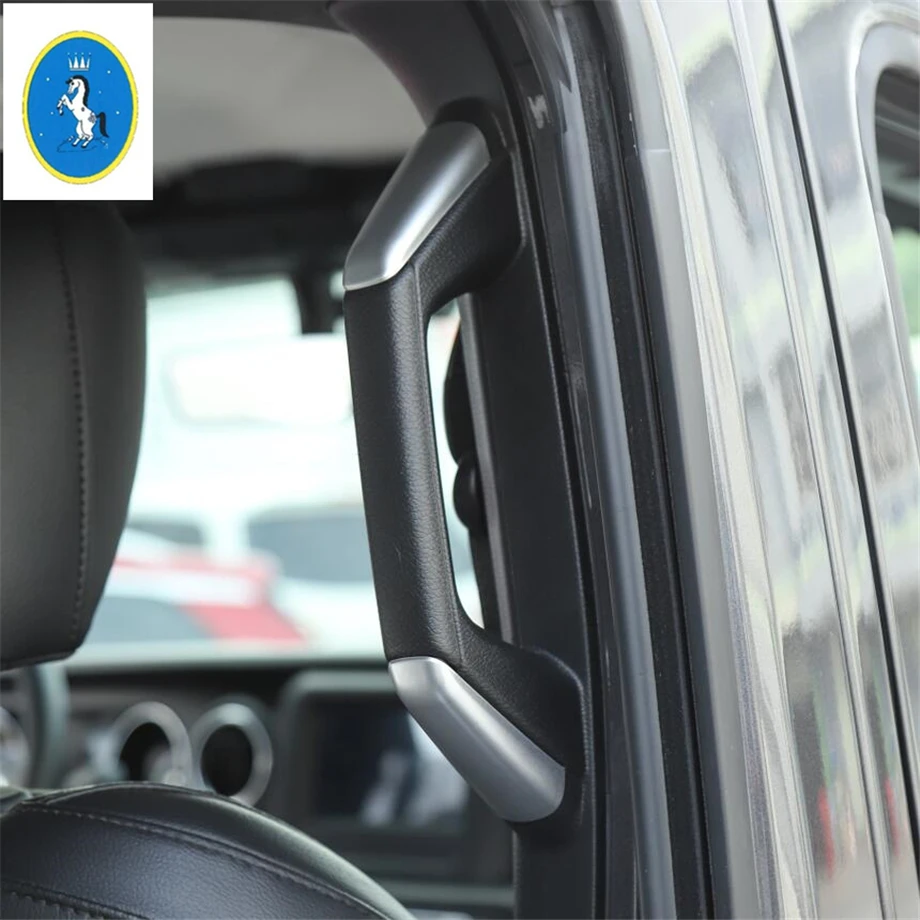 Yimaautotrims авто аксессуары стойки/столб B дверная ручка Фиксатор крышки комплект подходит для Jeep Wrangler JL 2/4 двери